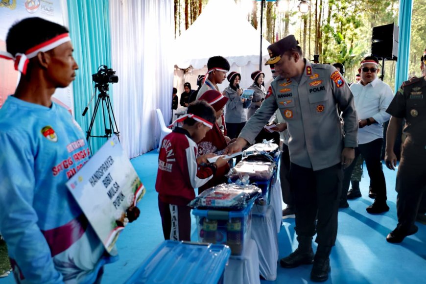 Polda Jatim Tanam Bawang Putih Serentak di Jatim, Dukung Swasembada Pangan